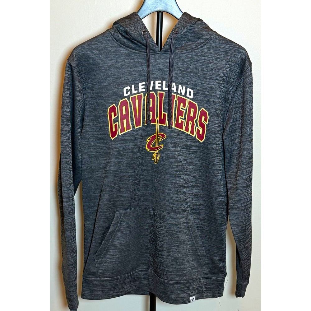 Fanatics NBA Cleveland Cavaliers Gray Pullover Hoodie Sweatshirt Size M Perfect
